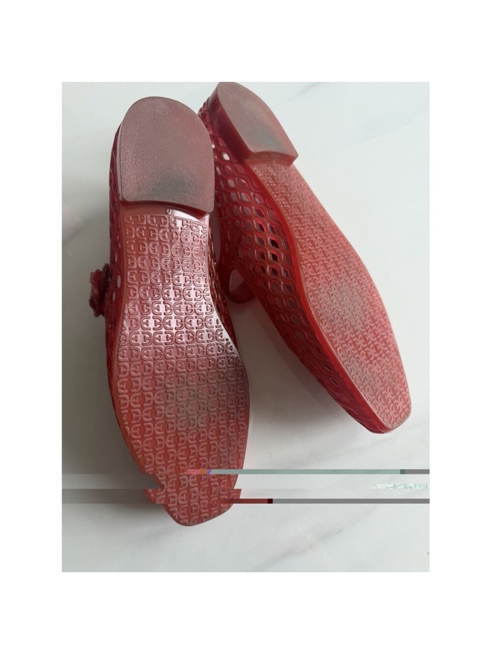 Sam Edelman Women’s Mary Jane Flats Size 9 Red Round Toe Buckle Strap - Picture 3 of 5